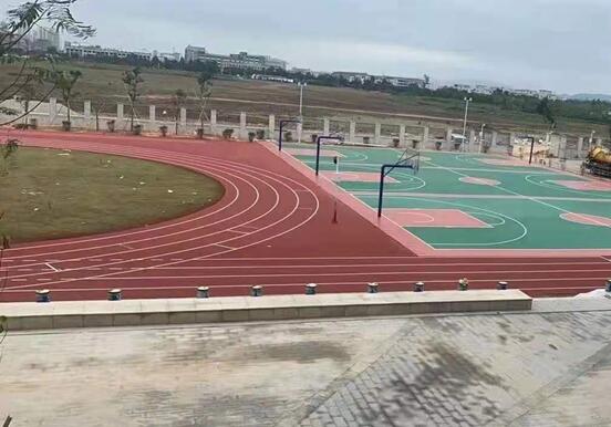 珠海四季小学（全塑型跑道+硅PU+草坪）