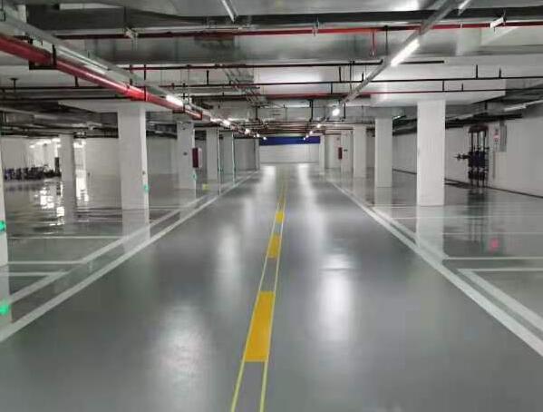 广州珠江花城地下车库地坪
