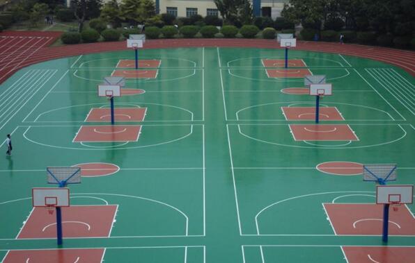 硅PU球场运动地坪